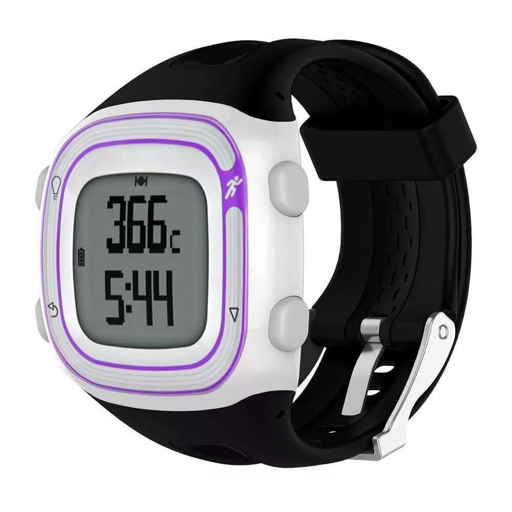 Killer Deals Silicone Strap for Garmin Forerunner 10/ 15- Black - S-M