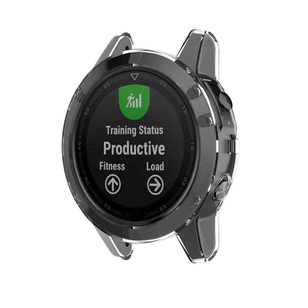 Killer Deals 47mm TPU Silicone Protective Case for Garmin Fenix 5 - Clear