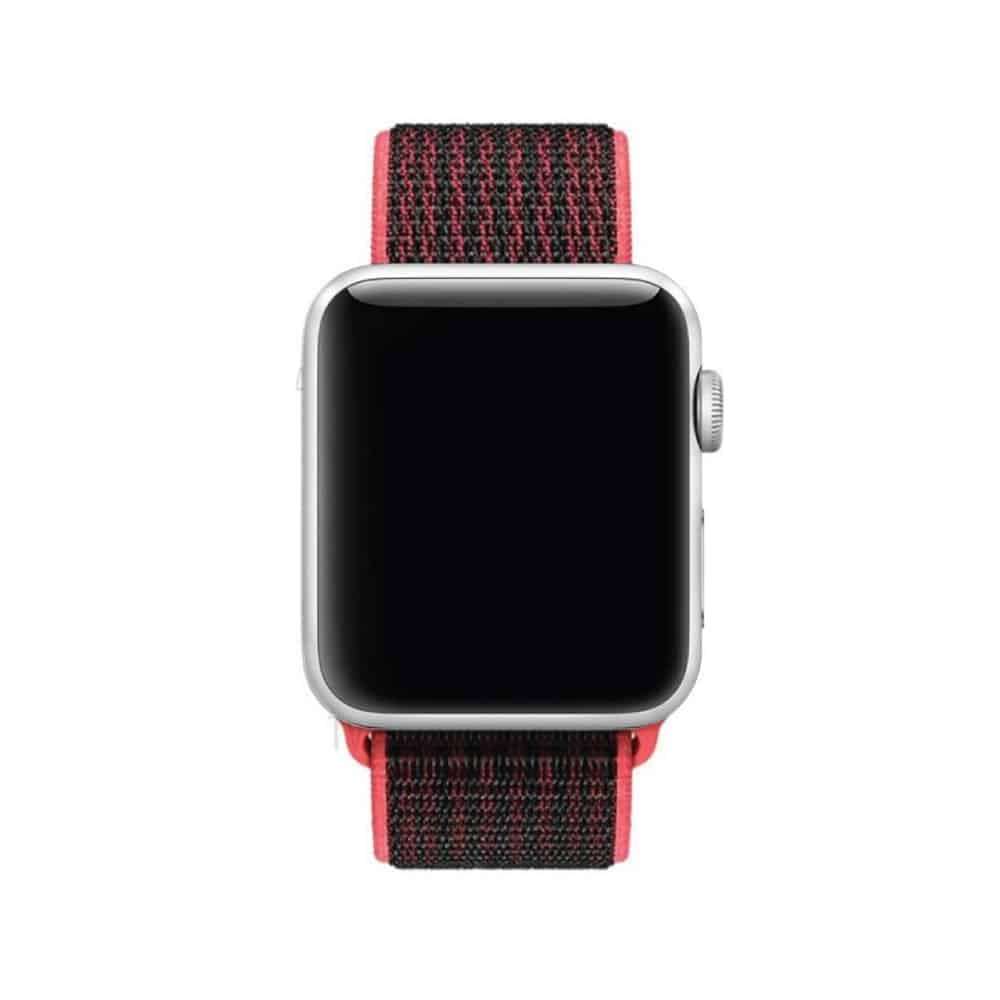 Killer Deals Velcro Nylon Strap for 42/44/45/49mm Apple Watch- Pink