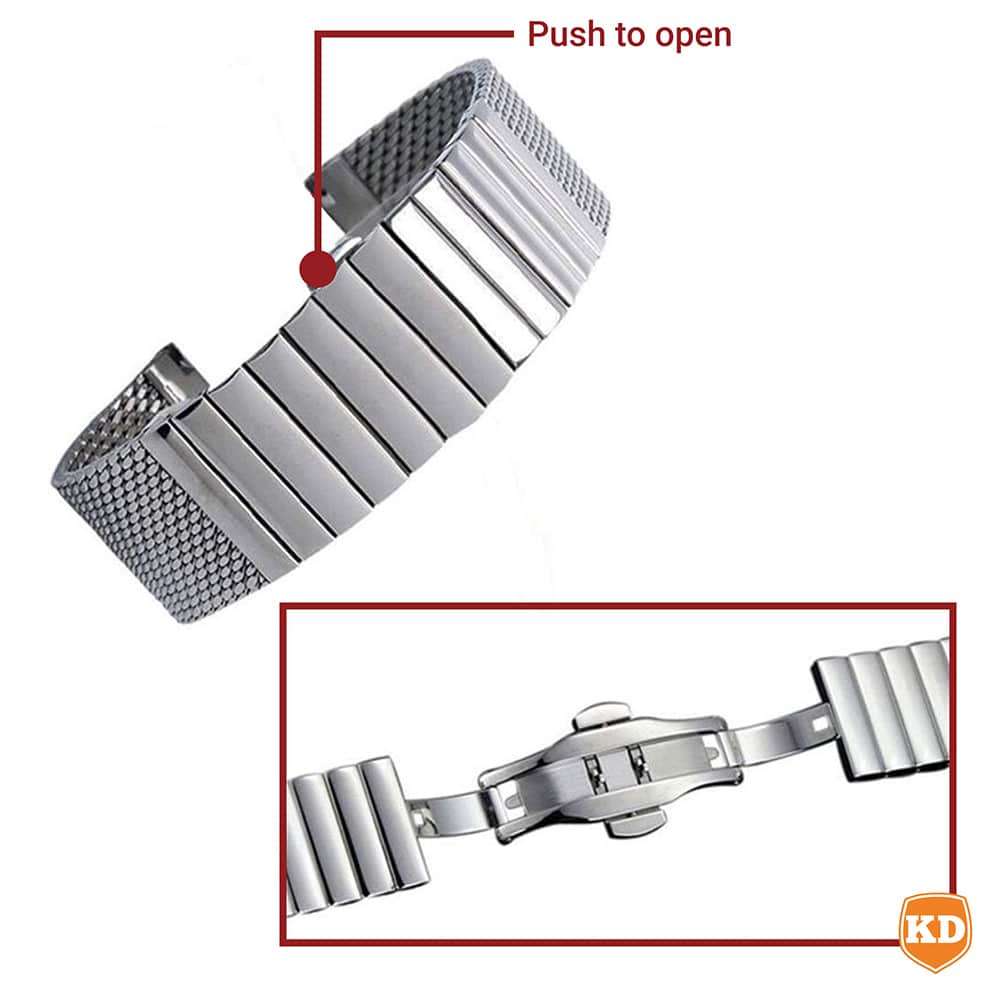 Killer Deals 20mm Stainless Steel Band - Silver