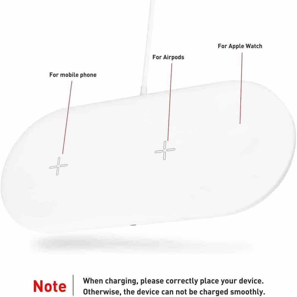 Killer Deals 3-in-1 10W QI Wireless Fast Charger for Apple / Samsung