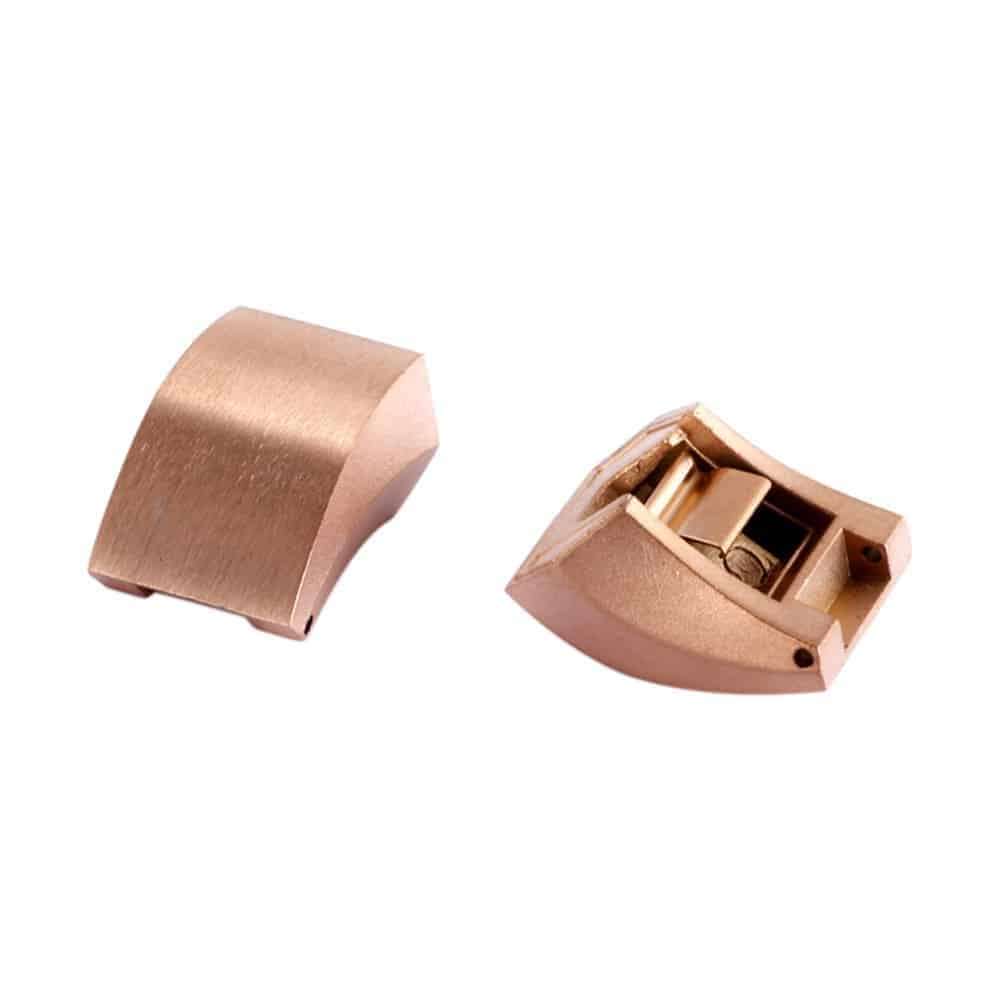 Killer Deals 7mm Stainless Steel Adapter Connectors for Fitbit Alta - Rose Gold