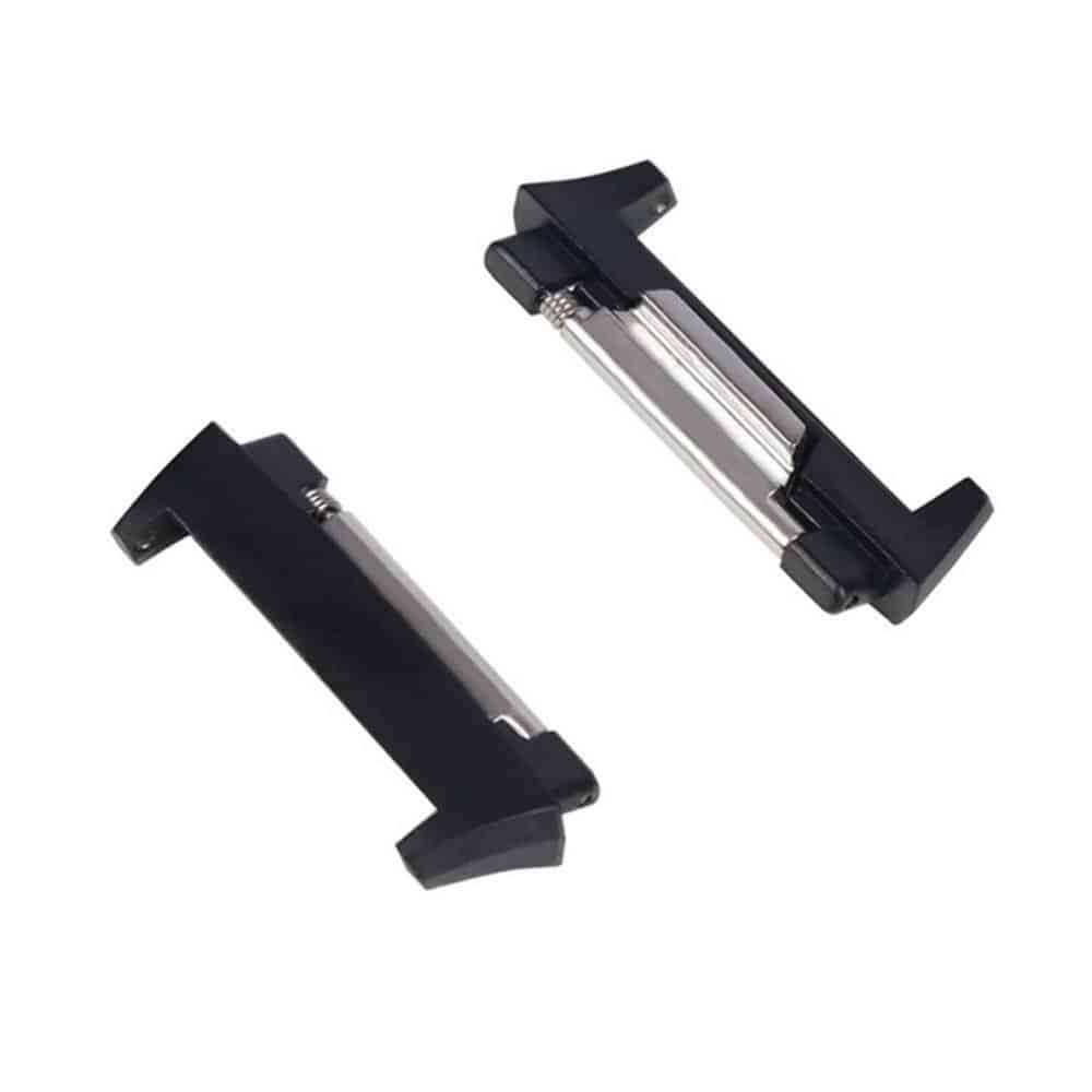 Killer Deals Fitbit Ionic strap stainless-steel adapter connectors - Black