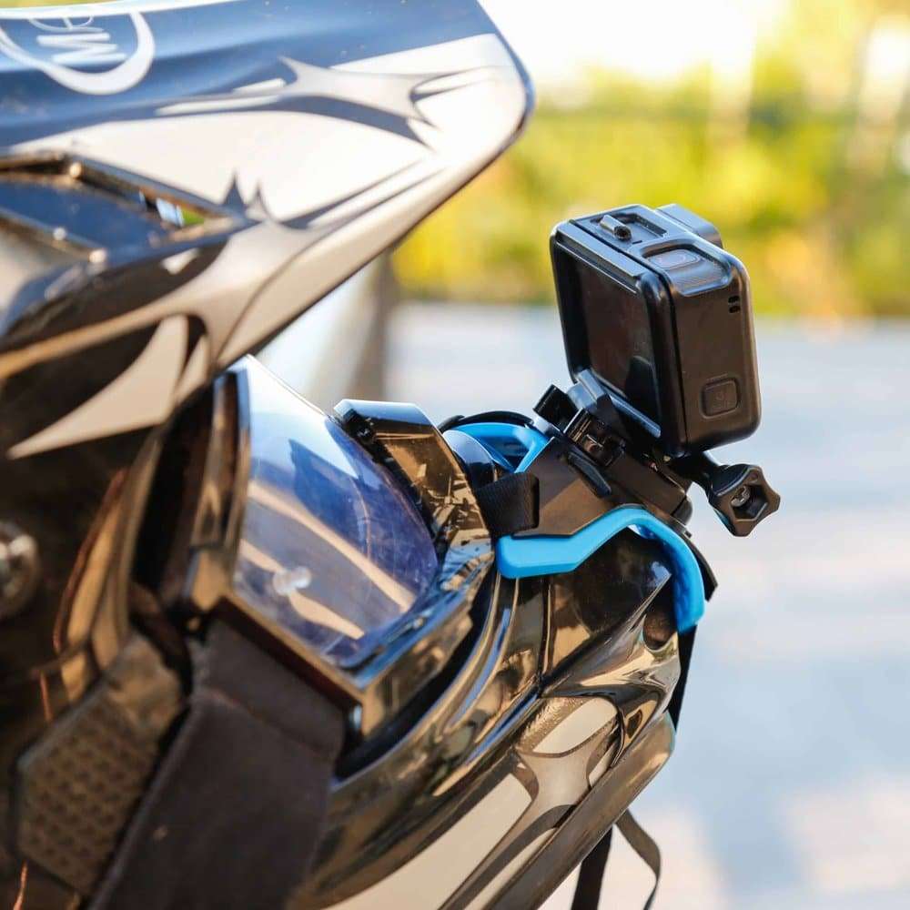 Action Mounts Motorcycle Helmet Front Chin Strap Mount for GoPro Hero 5