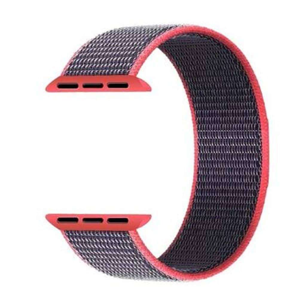 Killer Deals Velcro Nylon Strap for 42/44/45/49mm Apple Watch- Pink