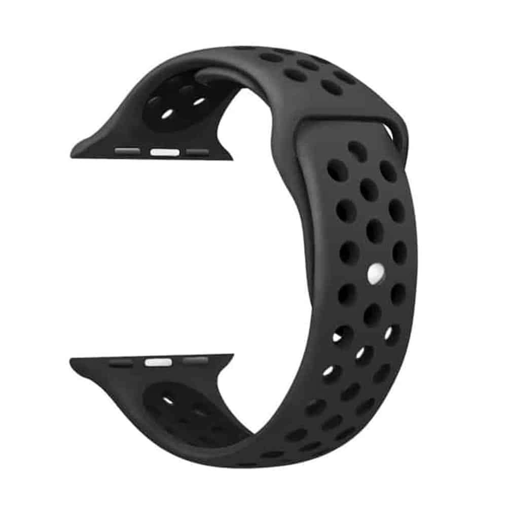 Killer Deals Silicone Strap for 42/44/45/49mm Apple Watch - Black