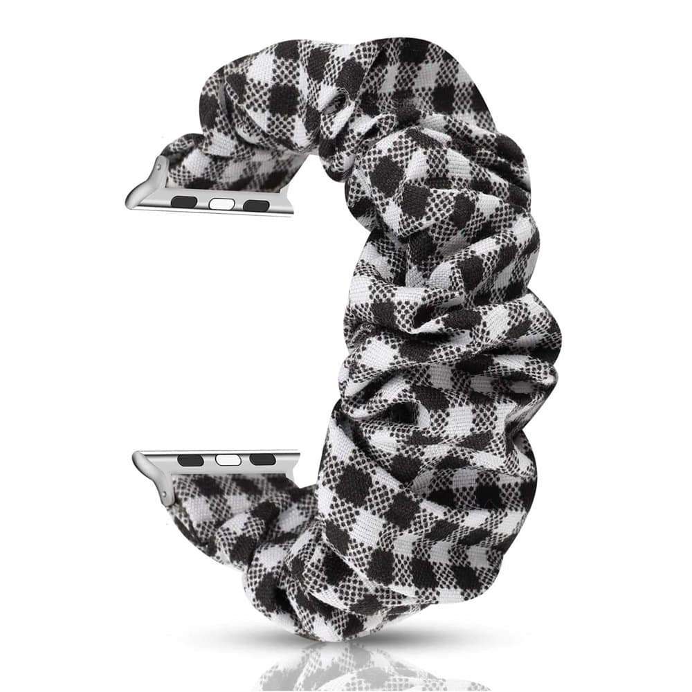 Killer Deals Scrunchie Strap Compatible with 42/44/45mm Apple Watch- Plaid