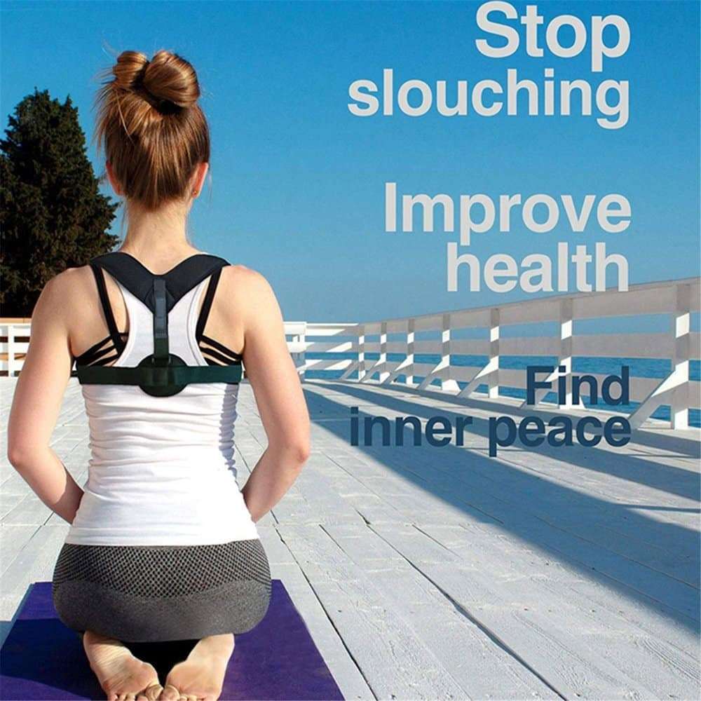 Killer Deals Unisex Adjustable Shoulder Upper Back Posture Corrector Brace
