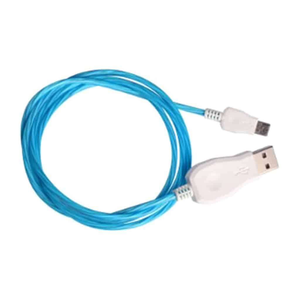 Killer Deals LED Light Flow Flashing USB Charging Cable - Android