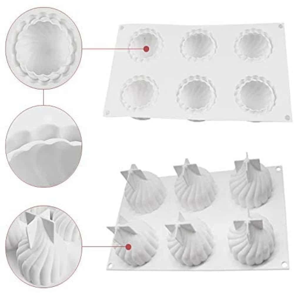 Killer Deals Non-Stick 6 3D Russian Tale Silicone Dessert Baking Mould