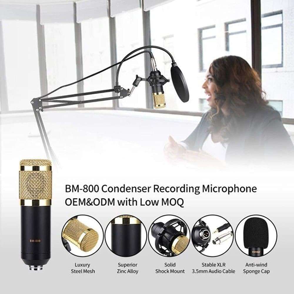 Killer Deals Professional Sound Recording Condenser Microphone Set