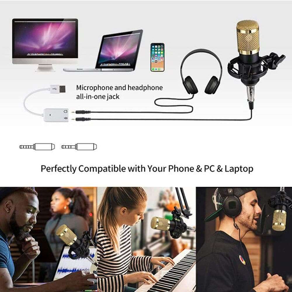 Killer Deals Professional Sound Recording Condenser Microphone Set