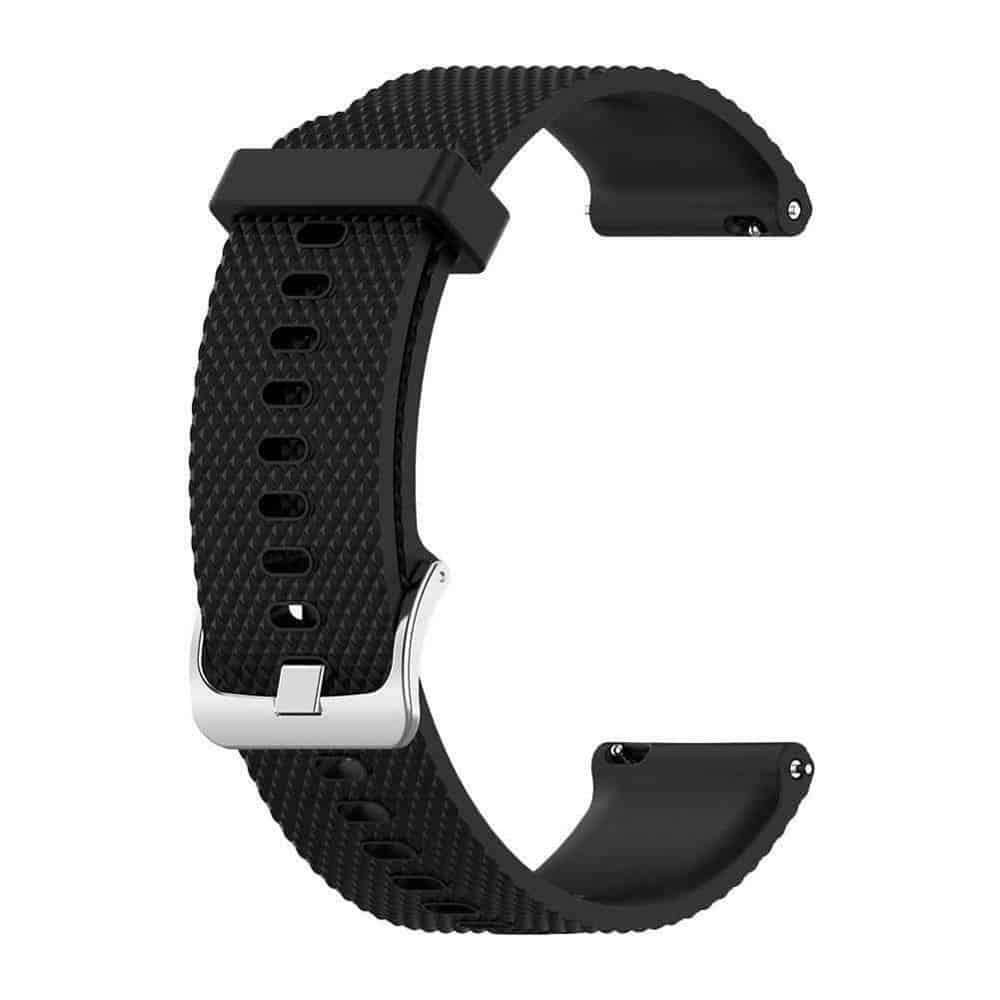 Killer Deals 20mm Universal brand replacement silicone watch strap - Black (M-L)