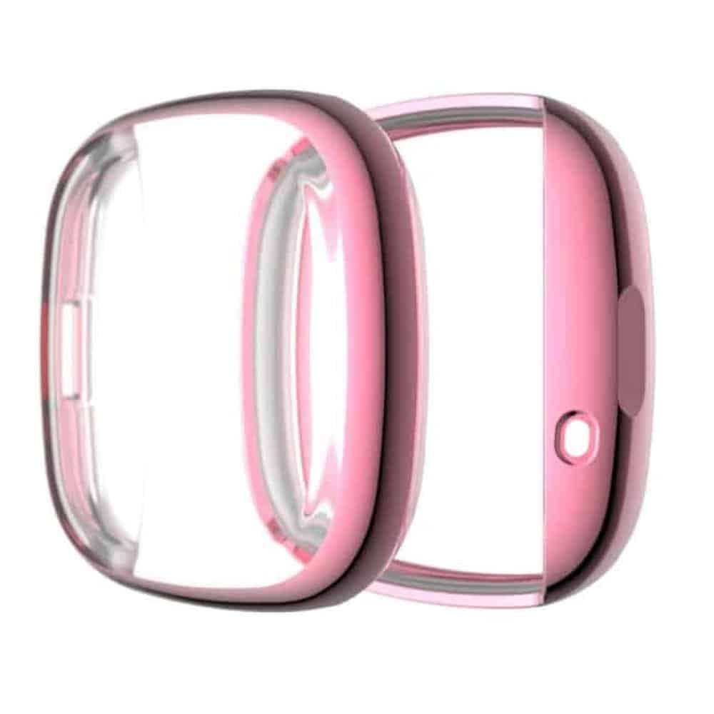 Killer Deals TPU Silicone Case for Fitbit Versa 3/ Fitbit Sense - Pink