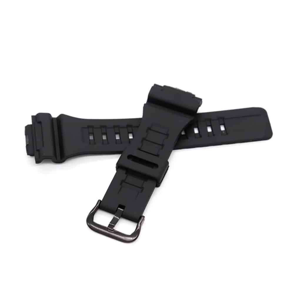 Killer Deals 18mm Replacement Silicone Strap for Casio AQ-S810W- Black