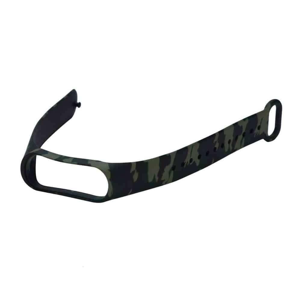 Killer Deals Xiaomi Mi Band 2 replacement silicone strap - Camo green