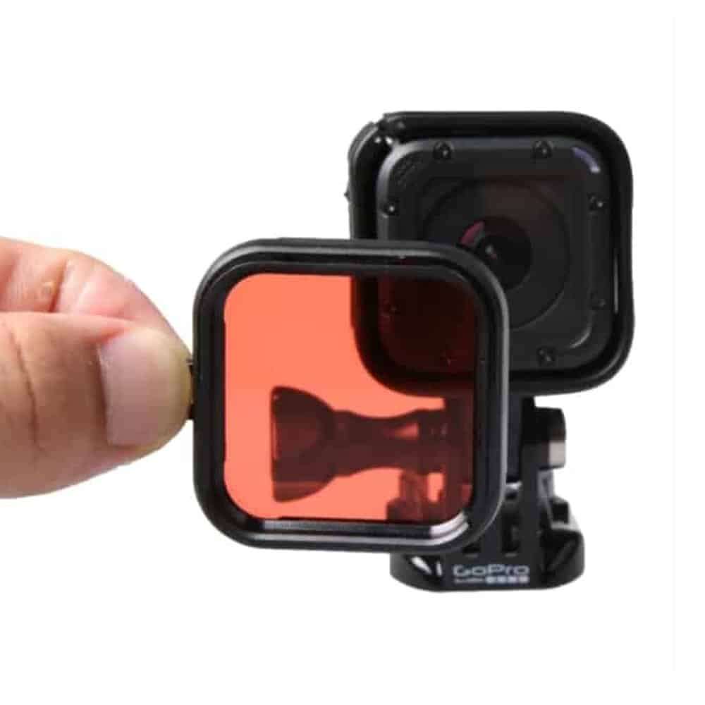 Action Mounts Dive Underwater Red Lens Filter for  GoPro Hero 4 Session