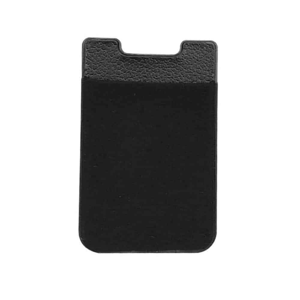 Killer Deals Adhesive RFID Blocking Lycra Wallet for iPhone/Smartphone- Black