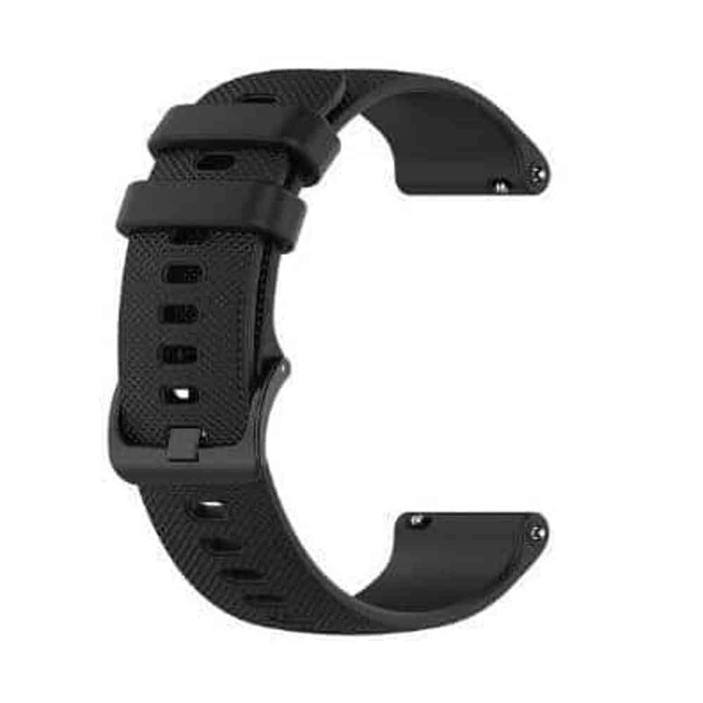 Killer Deals Garmin Forerunner 245/645/Vivoactive 3/Vivomove/Venu Silicone Strap - Black