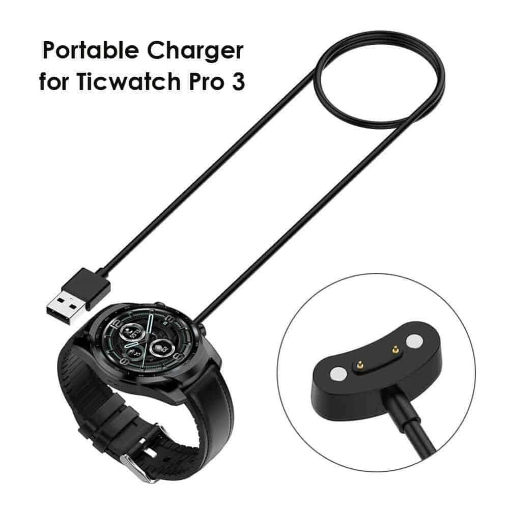 Killer Deals Replacement High-Speed Magnetic Charger Cable for Ticwatch- 1m