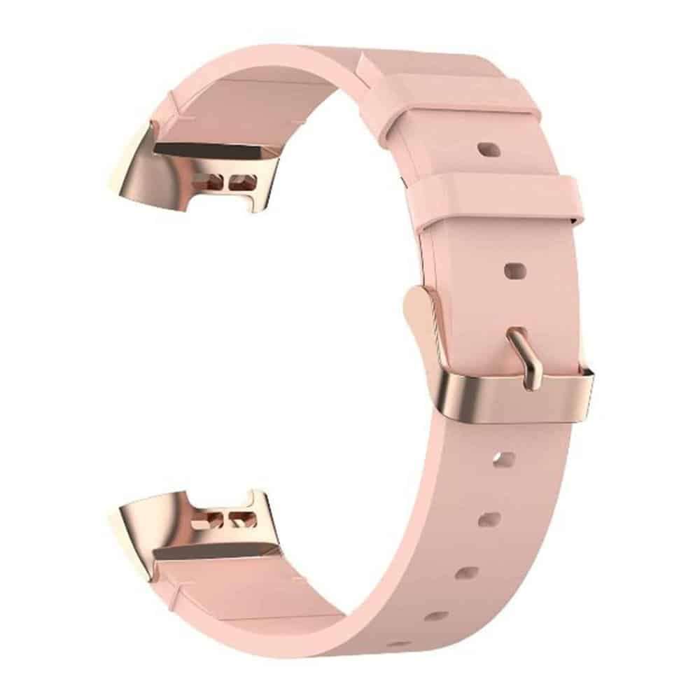 Killer Deals Leather Band for Fitbit Charge 3/SE/4 - Pink