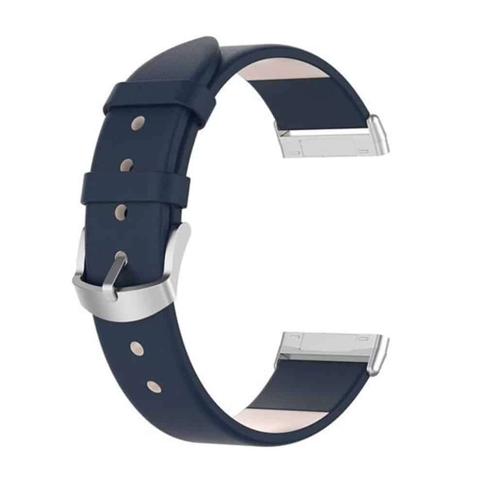 Killer Deals Leather Strap for Fitbit Versa 3/ Fitbit Sense (S/M) - Navy