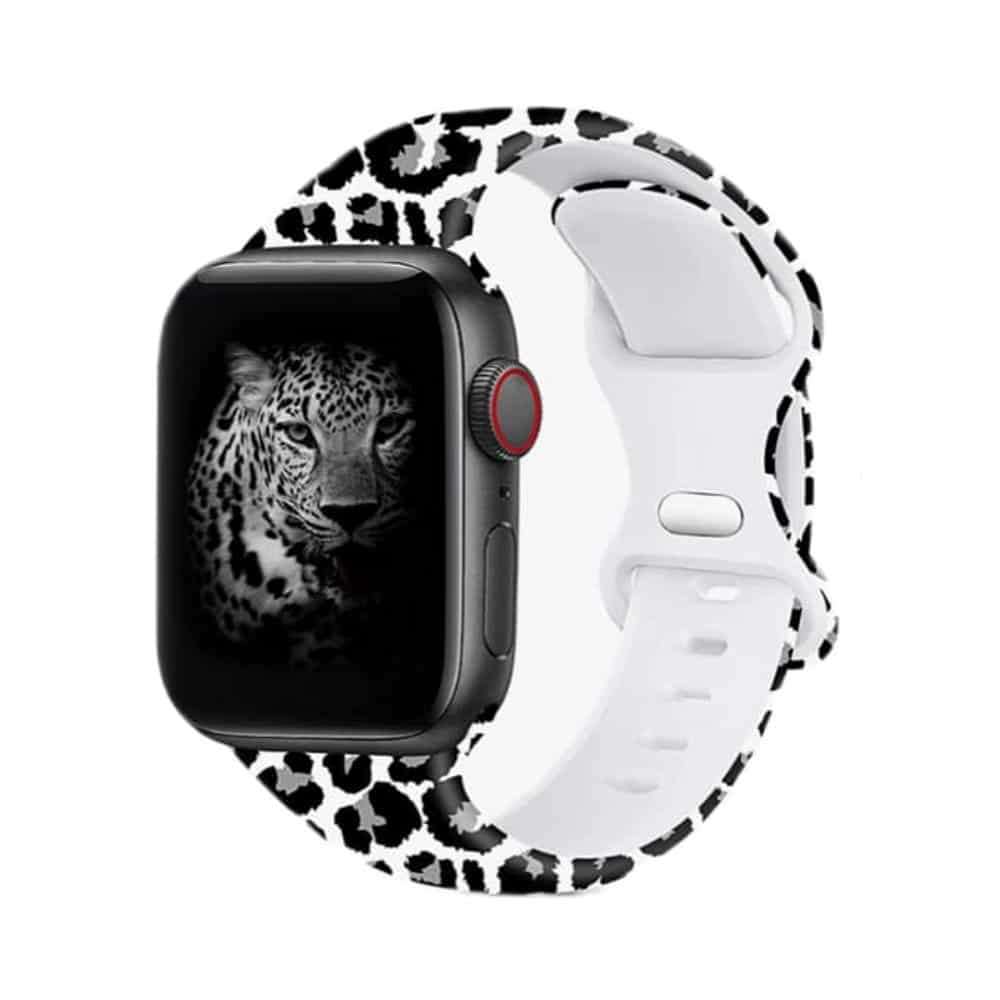 Killer Deals Silicone Strap for 42/44/45/49mm Apple Watch- Leopard
