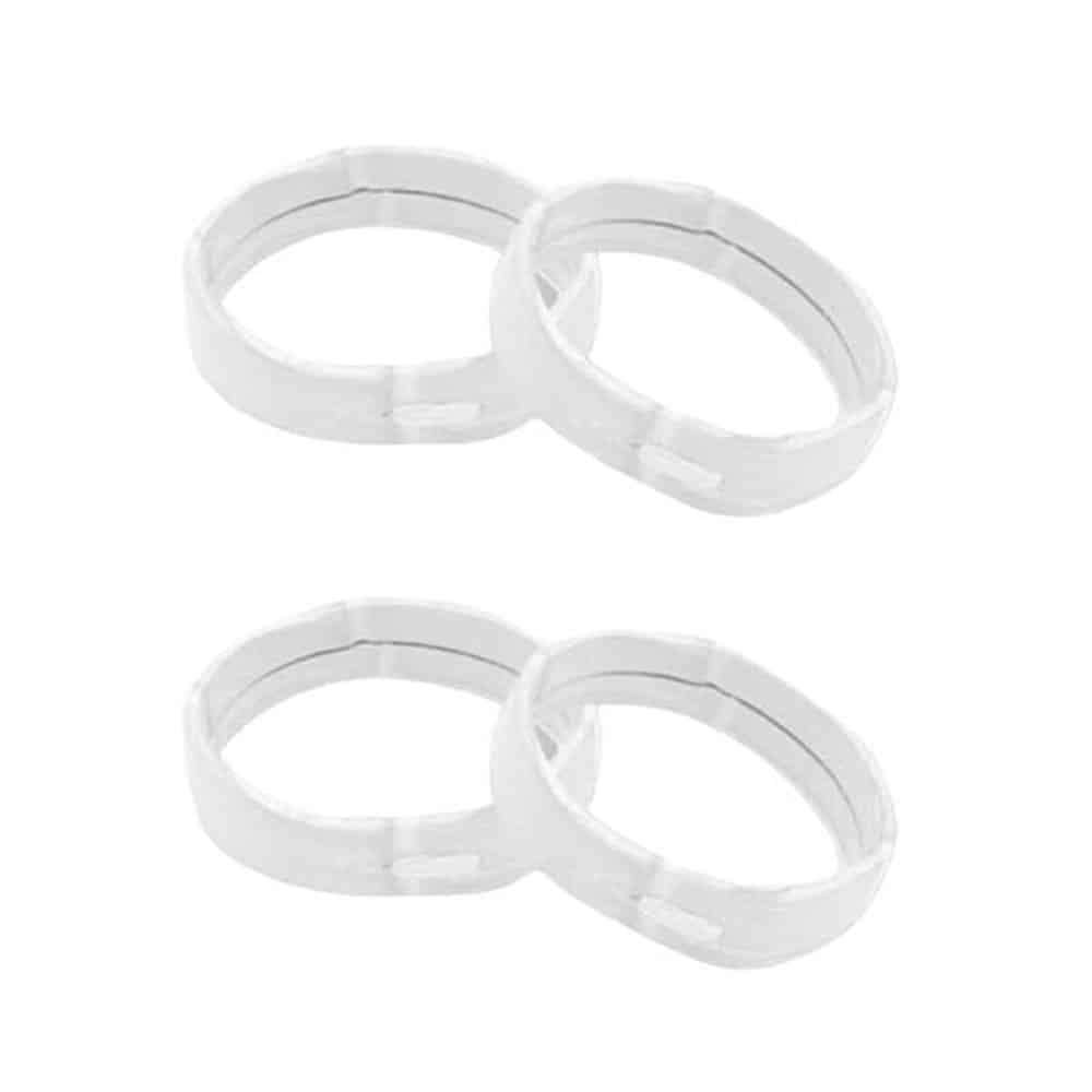 Killer Deals 22MM Leather band saver,4pcs/set - White