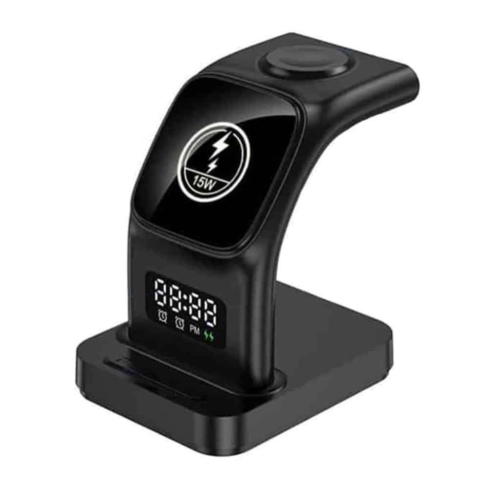 Killer Deals 5-in-1 MagSafe Wireless Charging Clock Station Dock for Apple