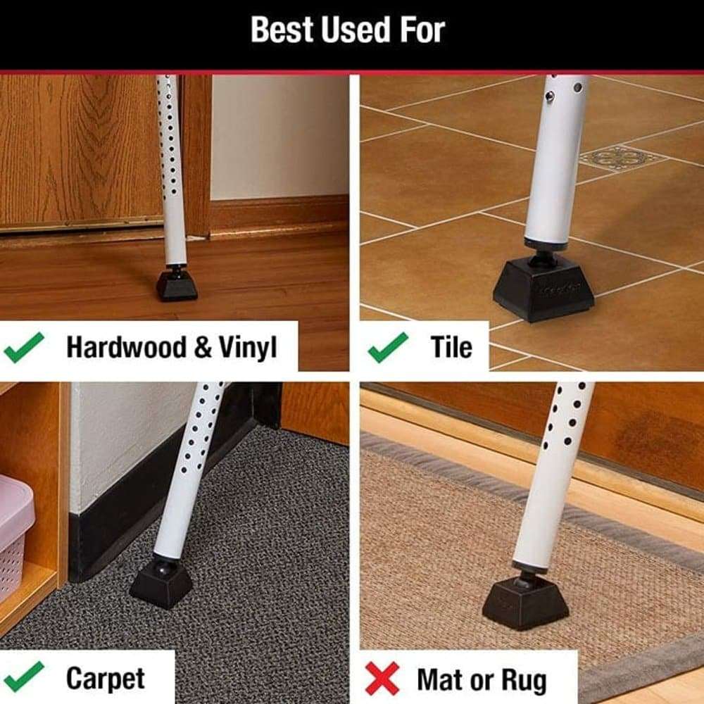 Killer Deals Adjustable Universal Door/ Sliding Door Stopper Security Bar