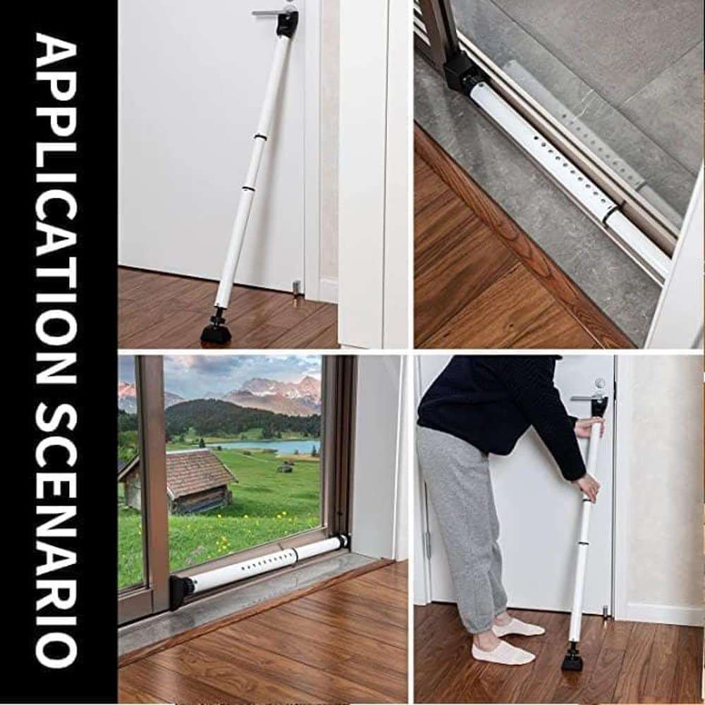 Killer Deals Adjustable Universal Door/ Sliding Door Stopper Security Bar