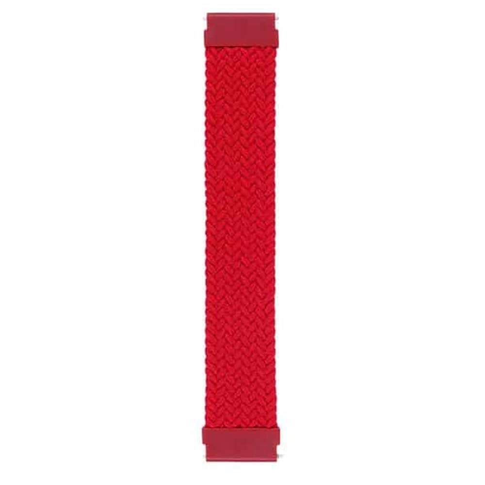 Killer Deals 20mm Braided Solo Loop Band,Size:XS(125mm) - Red