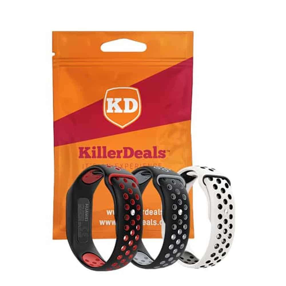 Killer Deals Silicone Strap for Huawei Honor 4 Running/3E - x3 Combo