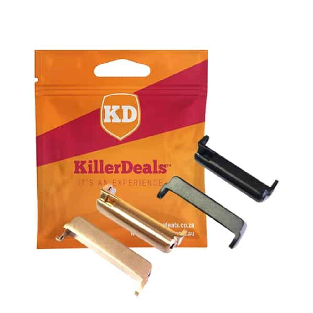 Killer Deals Steel Adapter Connectors for 22mm Fitbit Versa- x2 Combo