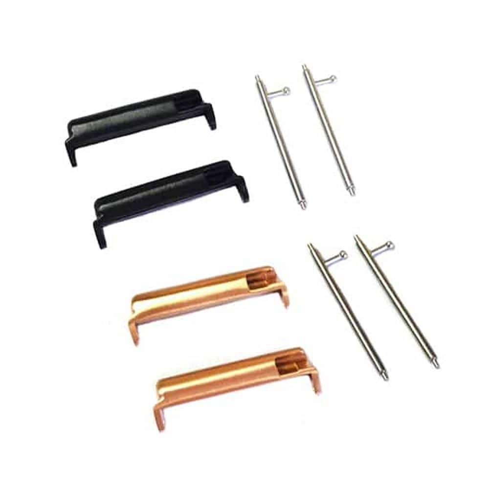 Killer Deals Steel Adapter Connectors for 22mm Fitbit Versa- x2 Combo