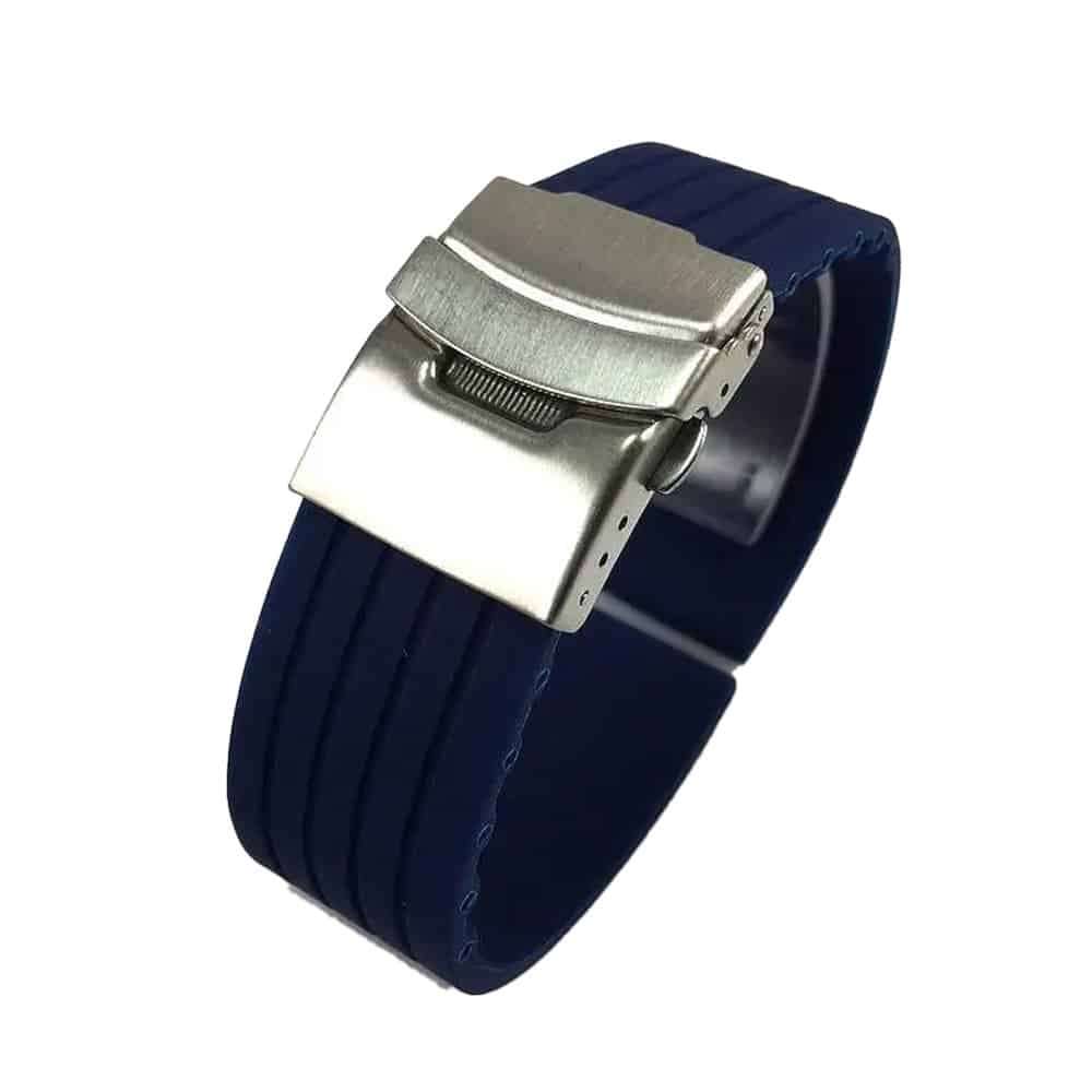 Killer Deals 22MM Waterproof Silicone Rubber Watch Strap  - Navy