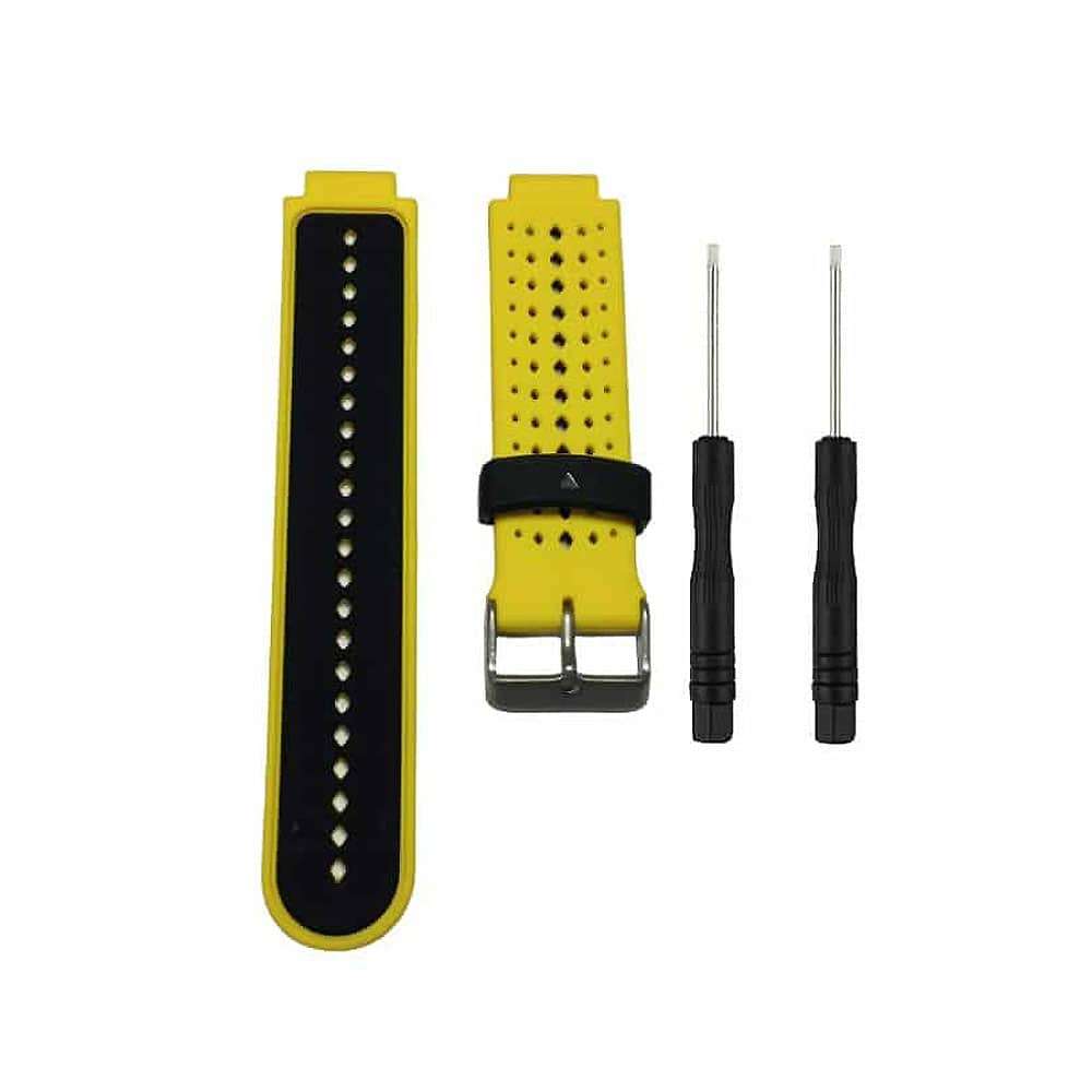Killer Deals Garmin Forerunner silicone strap - Yellow & black