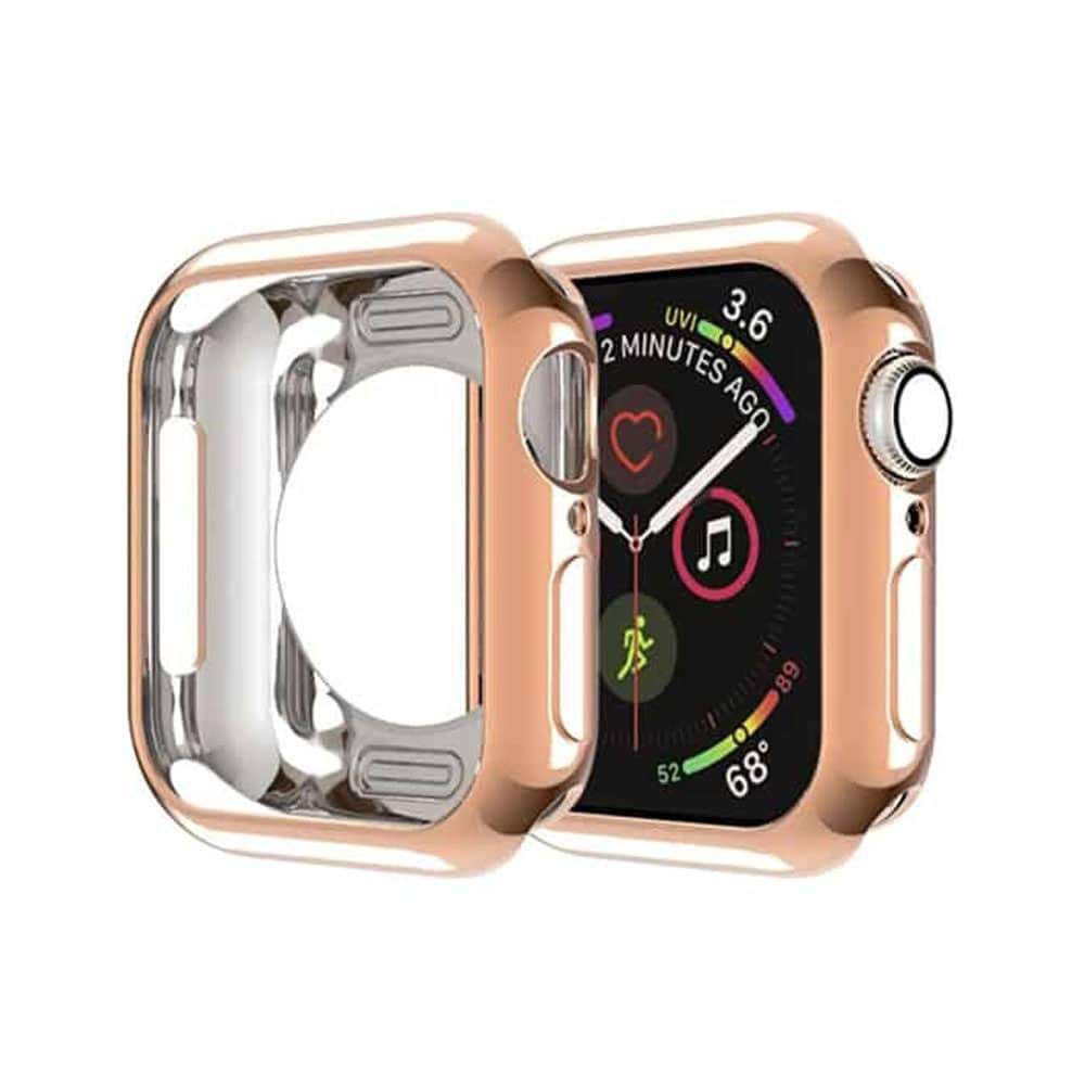 Killer Deals 42MM Apple Watch Protective TPU Bumper Case- Rose Gold