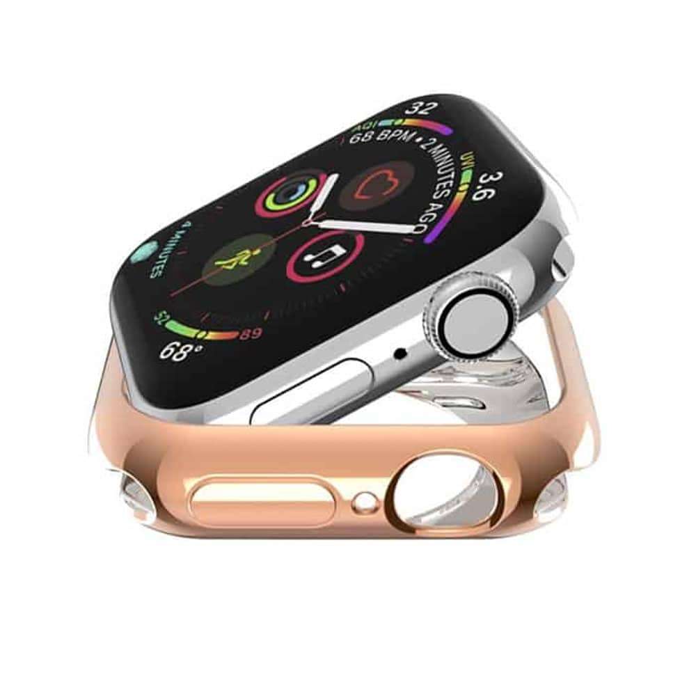 Killer Deals 42MM Apple Watch Protective TPU Bumper Case- Rose Gold