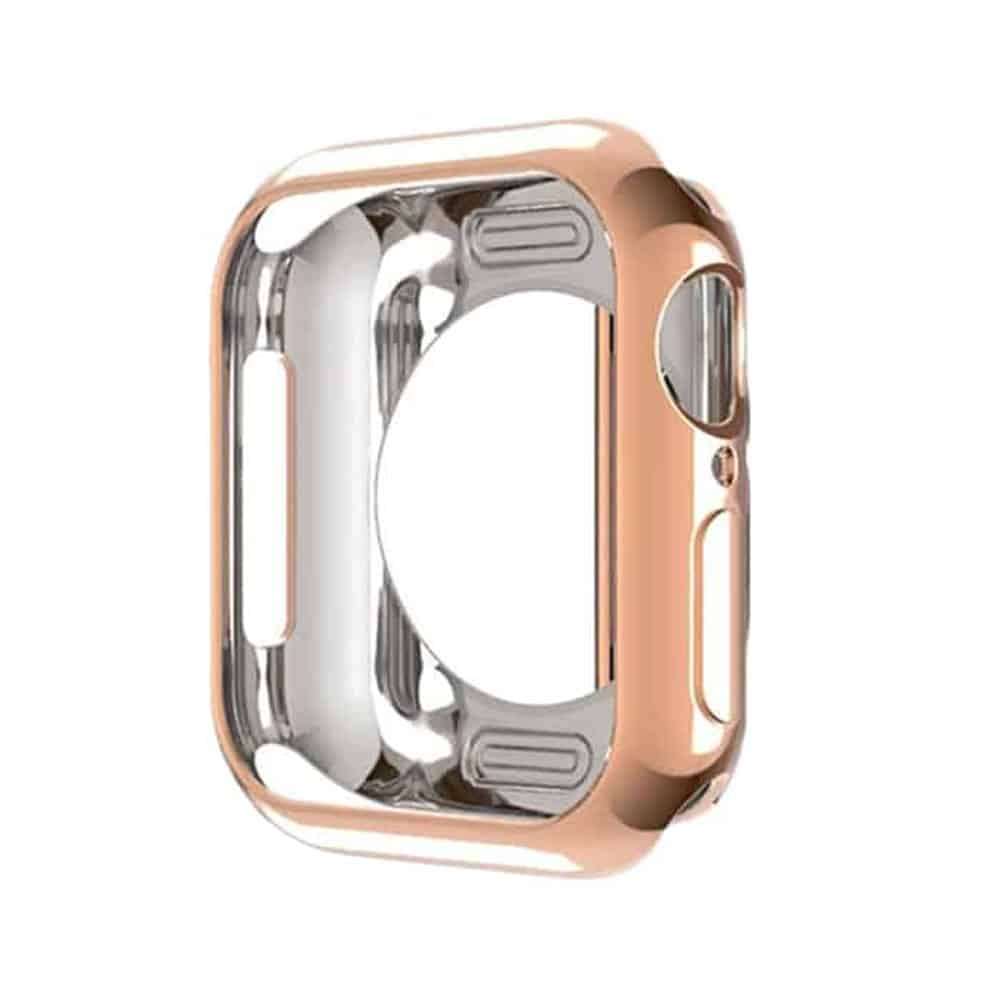 Killer Deals 42MM Apple Watch Protective TPU Bumper Case- Rose Gold
