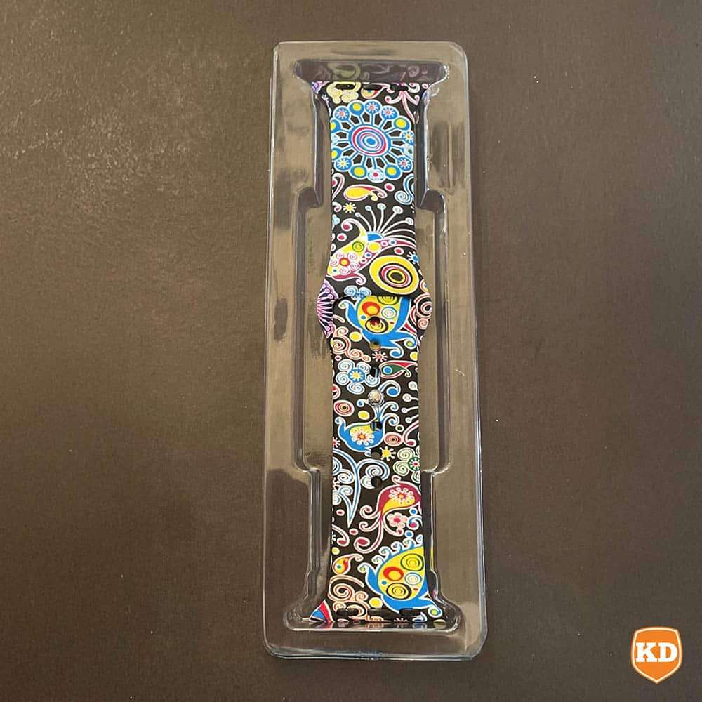 Killer Deals Flower Silicone Strap for 38/40/41mm Apple Watch- M/L