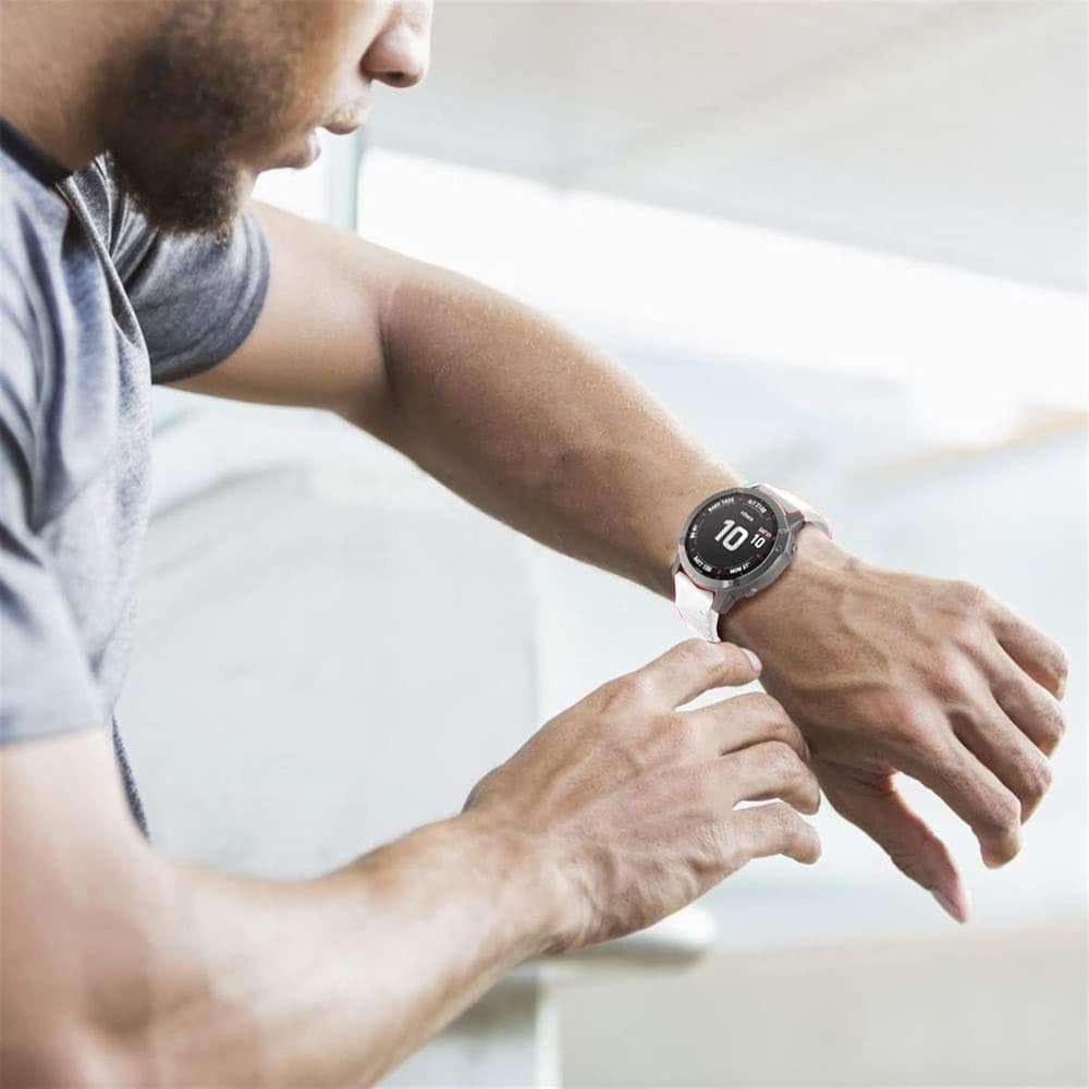 Killer Deals Silicone Strap for Garmin Vivoactive HR  - White