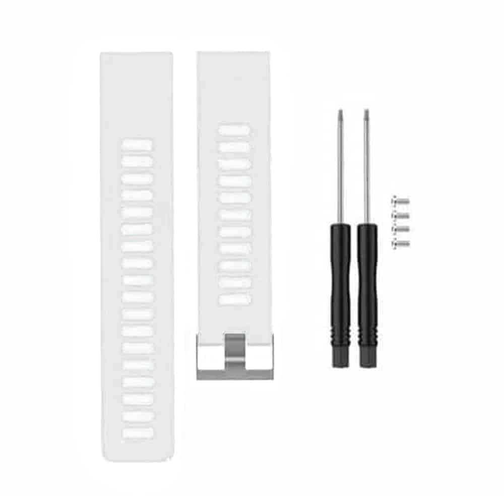 Killer Deals Silicone Strap for Garmin Vivoactive HR  - White
