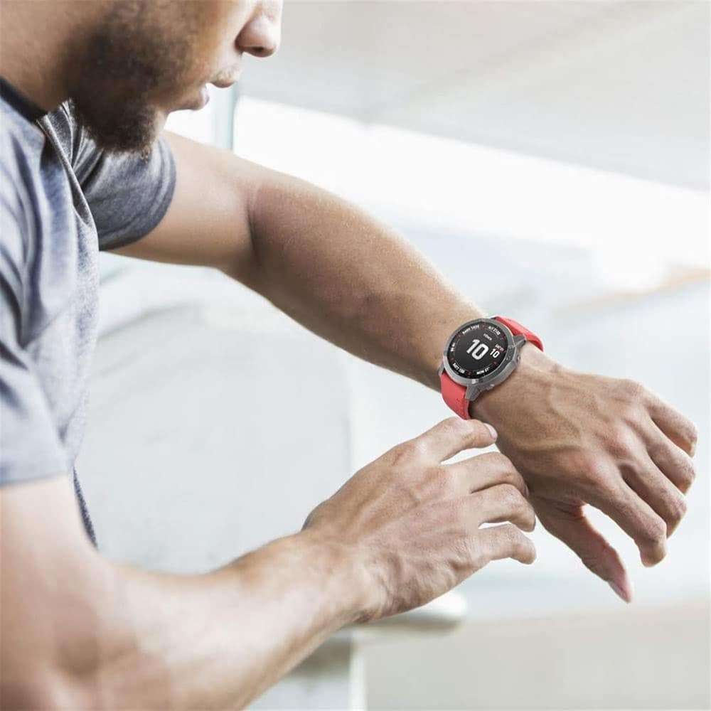 Killer Deals Silicone Strap for Garmin Vivoactive HR  - Red