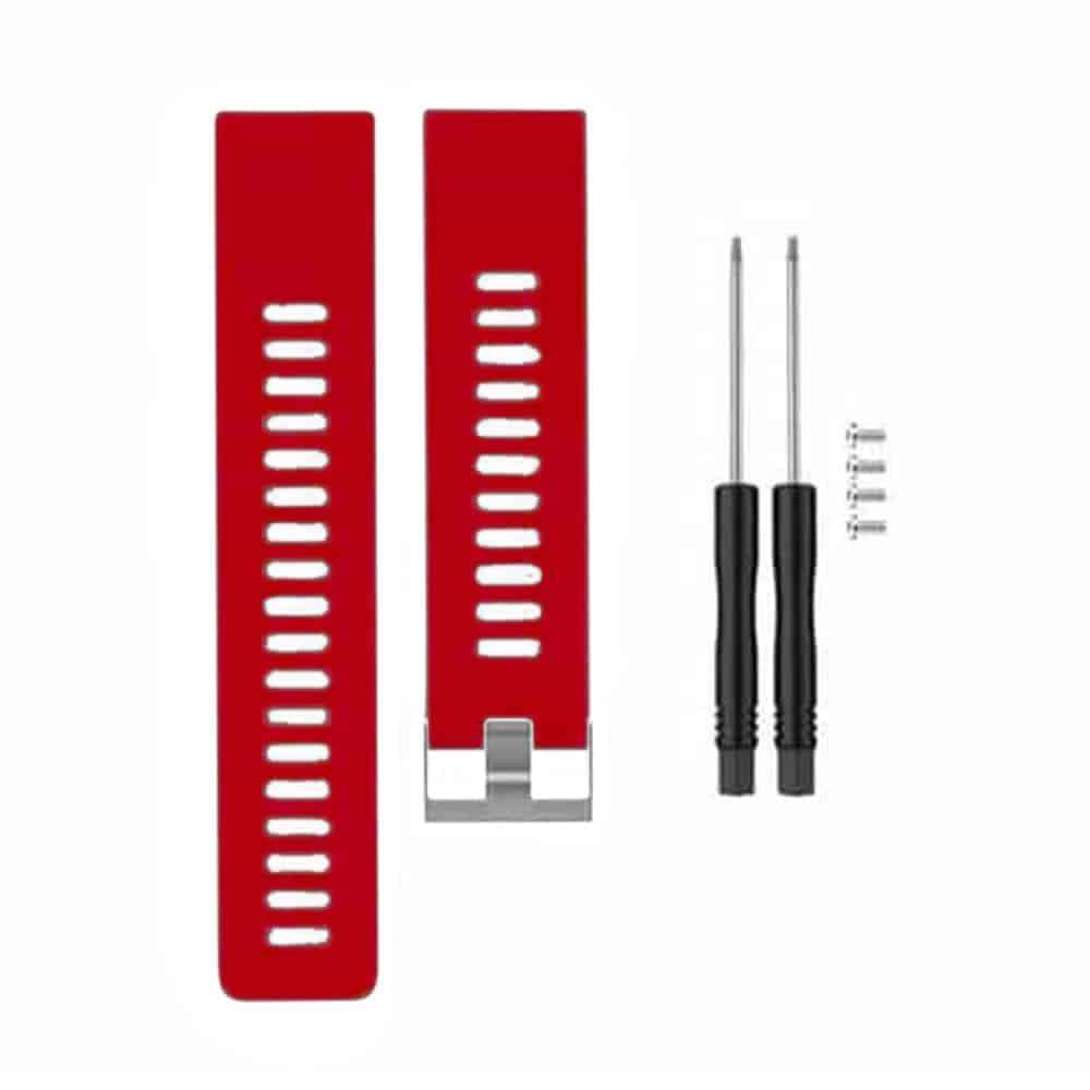 Killer Deals Silicone Strap for Garmin Vivoactive HR  - Red