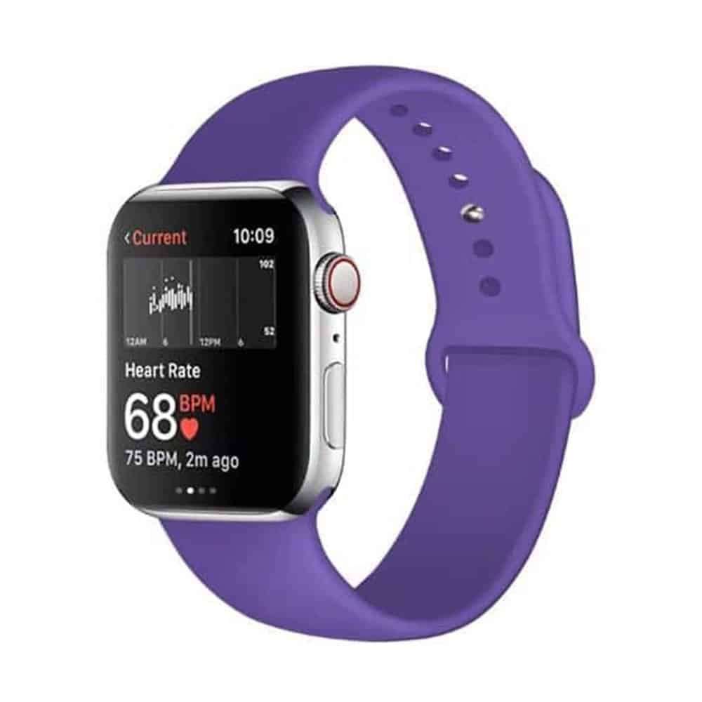 Killer Deals Silicone Strap for 42/44/45/49mm Apple Watch (S/M) - Purple