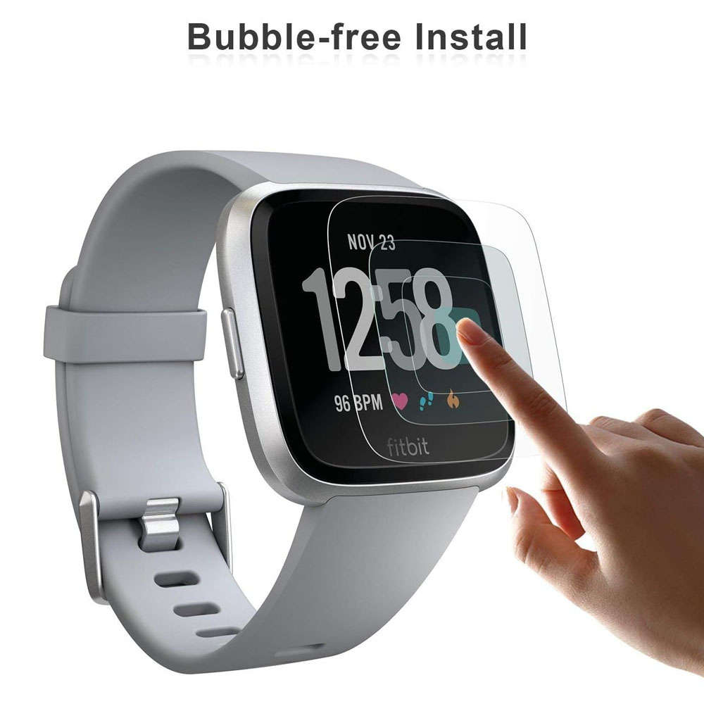 Killer Deals 34mm Tempered Glass Screen Protector for Fitbit Versa