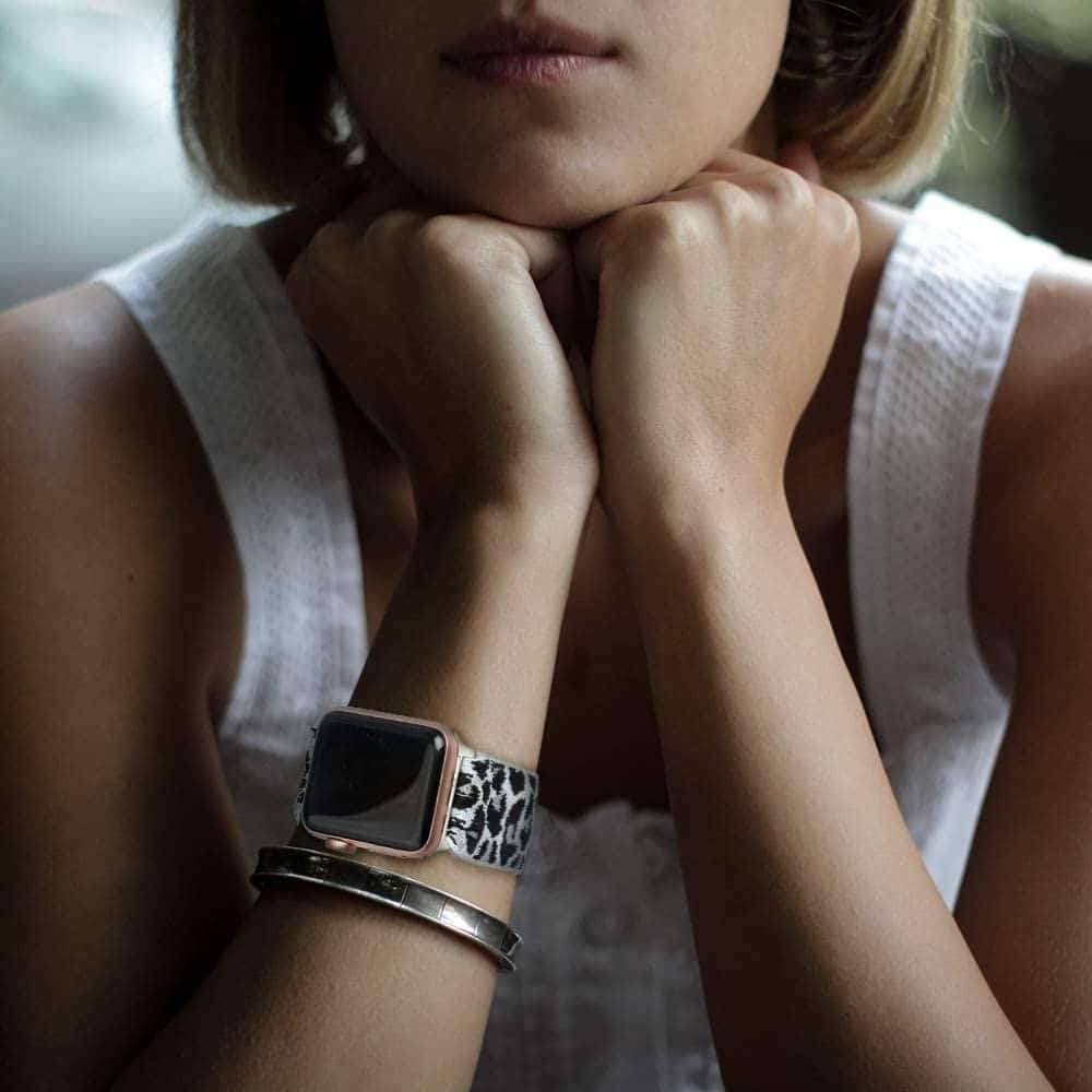 Killer Deals Nylon Strap for 38/40/41mm Apple Watch- Snow Leopard