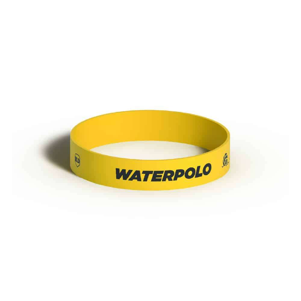 Killer Deals Debossed "Waterpolo" Silicone Wristband Bracelet- 3 Pack