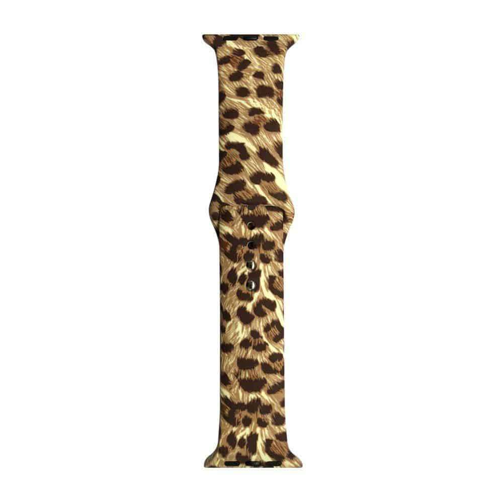 Killer Deals Silicone Strap for 38/40/41mm Apple Watch S/M Leopard